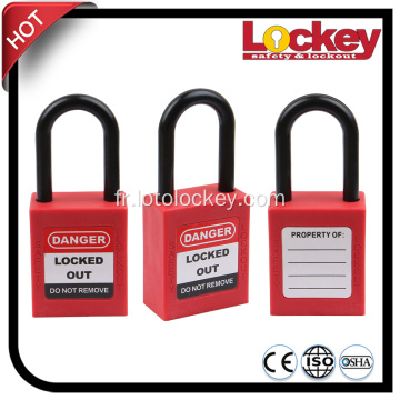 Nylon Shackle High Security Master Key Padlock